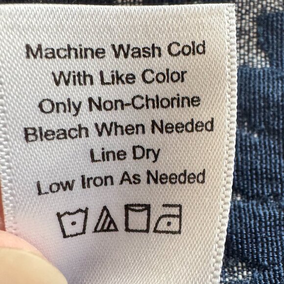 Coldwater Creek Jacquard Open Front Jacket Blue/Gray – Size 16 - Picture 8 of 8